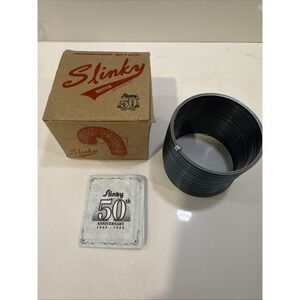 Slinky Collectors Edition Black Metal Made in USA James Industries (C)